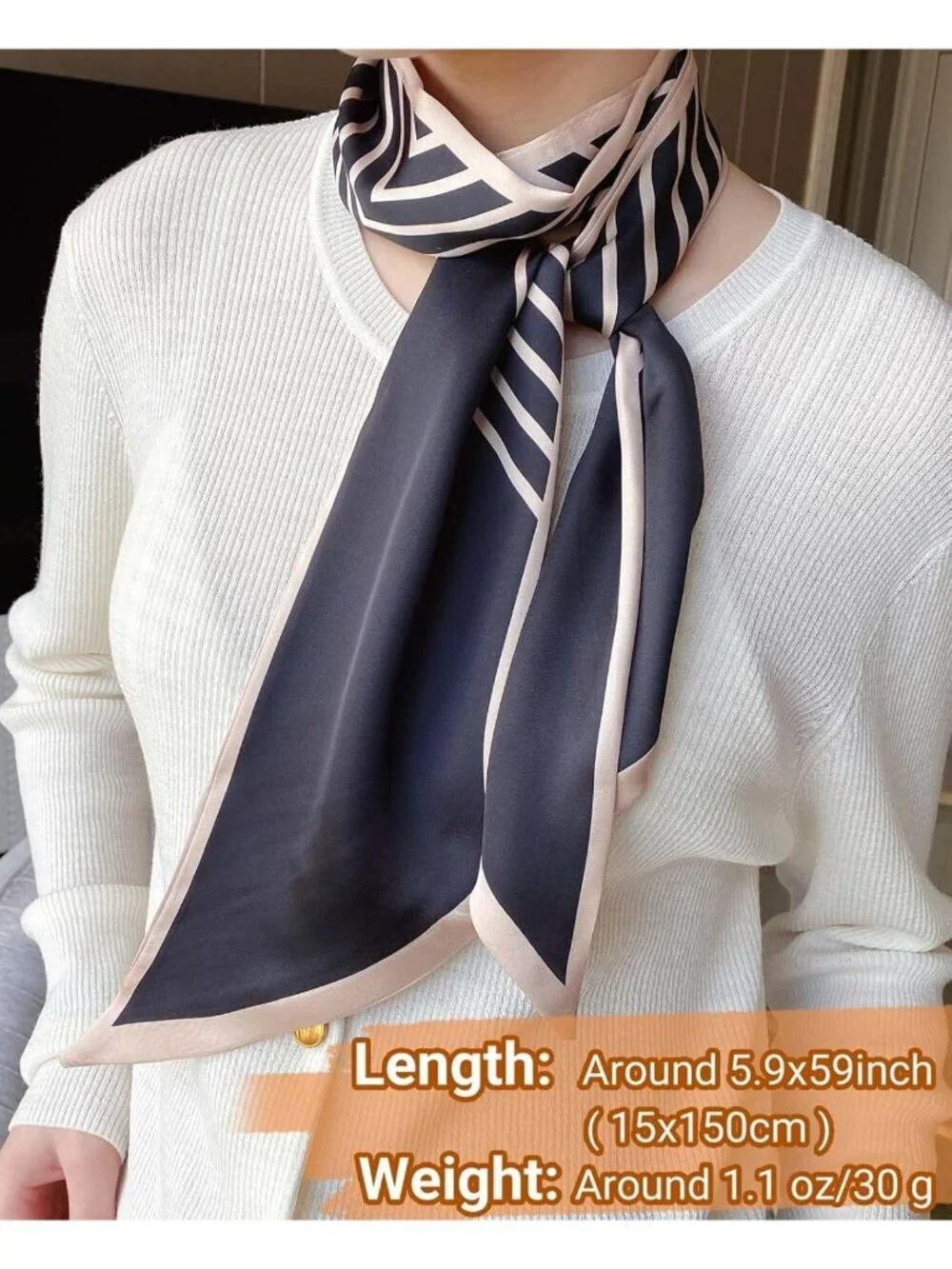N/A silk scarf
